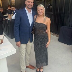 Gianni Bini Black Sequin Maxi Dress